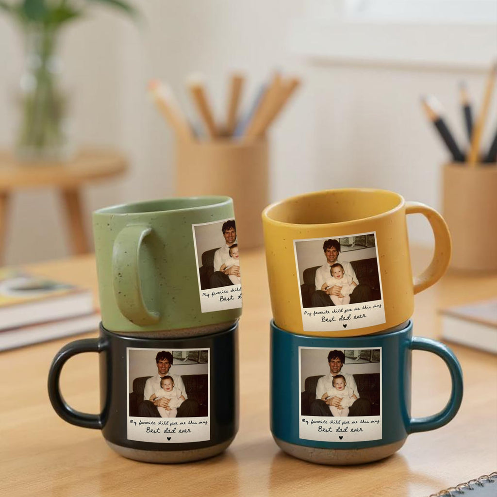 Personalized Coffee Mug with Vintage Photo, Custom 12oz Coffee Cup, Unique Gift for Mom Dad Family, Memorial Gift, Photo Mug Custom