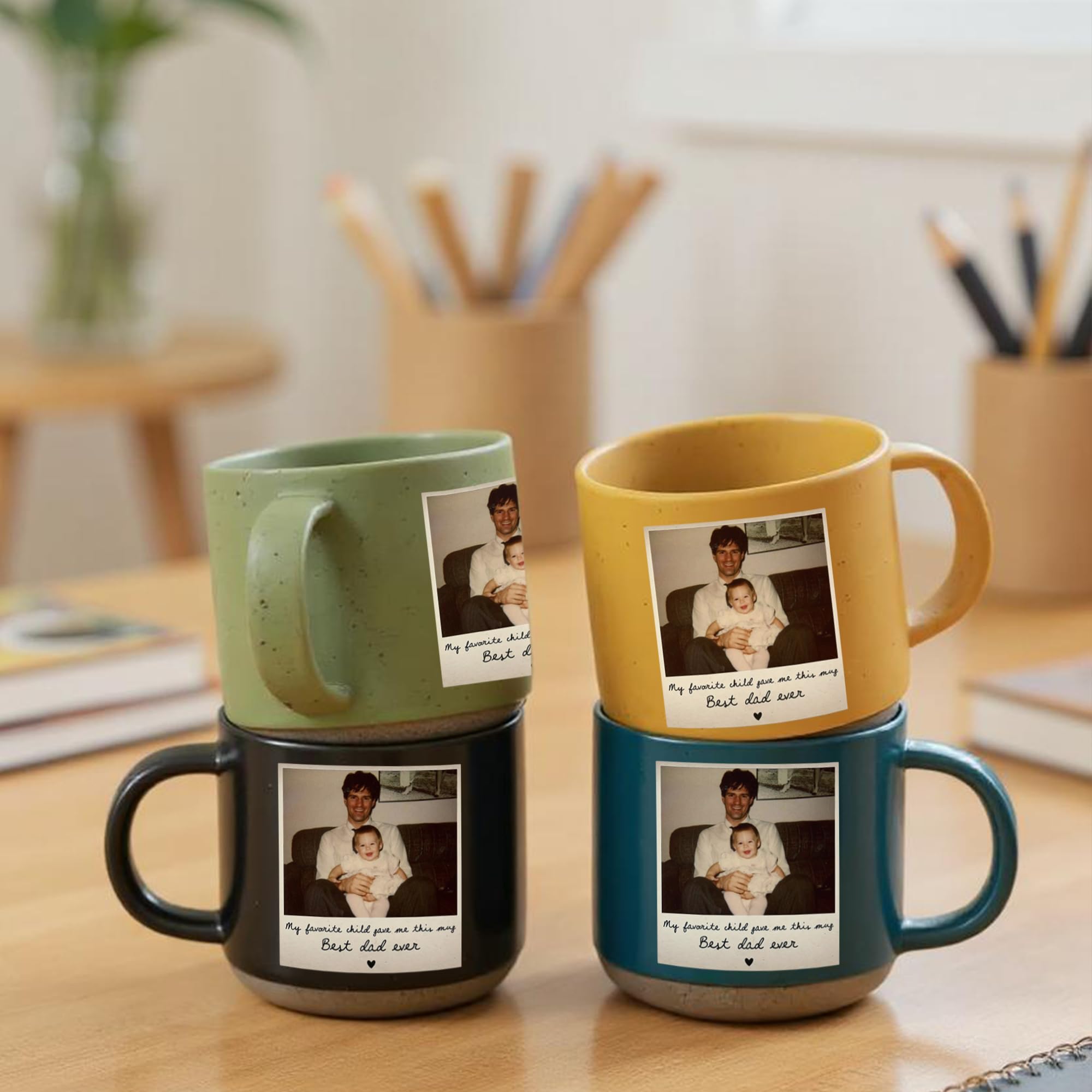 Personalized Coffee Mug with Vintage Photo, Custom 12oz Coffee Cup, Unique Gift for Mom Dad Family, Memorial Gift, Photo Mug Custom