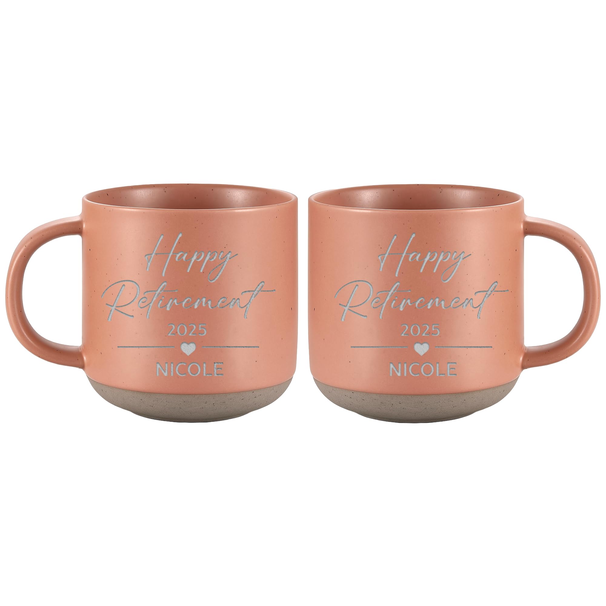 Personalized Engraved Retired Mug - Custom Ceramic Coffee Cup 12oz, Unique Retirement Gift for Men or Women, Funny Personalized Retirement Gifts Idea