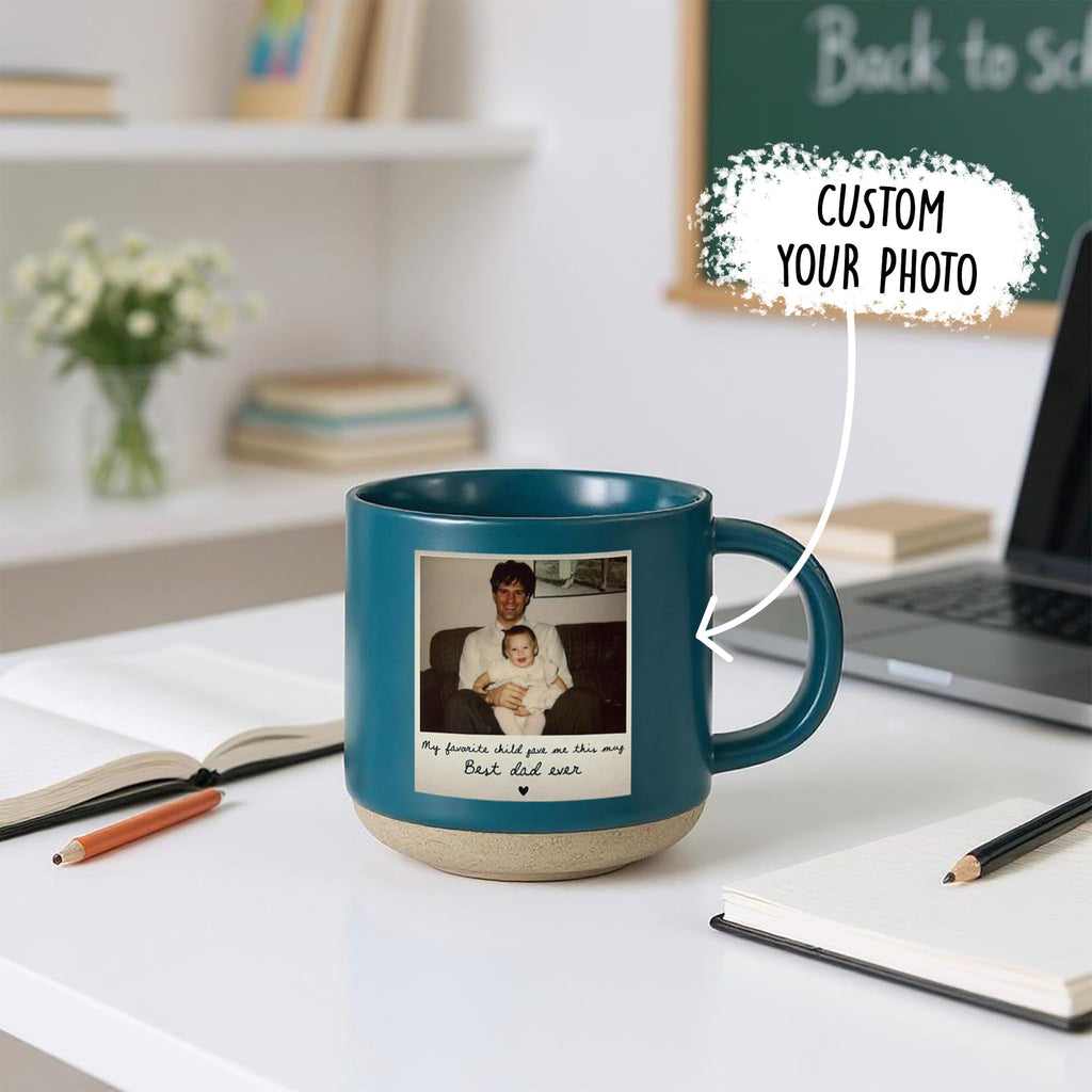 Personalized Coffee Mug with Vintage Photo, Custom 12oz Coffee Cup, Unique Gift for Mom Dad Family, Memorial Gift, Photo Mug Custom