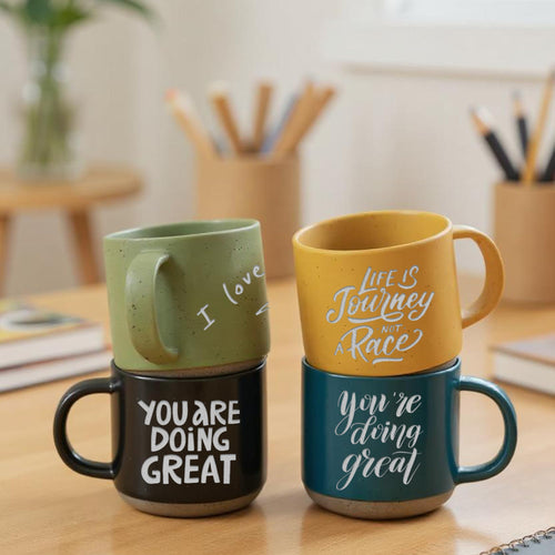 Custom Handwriting Mug 12oz – Personalized Engraved Ceramic Coffee Cup Gift