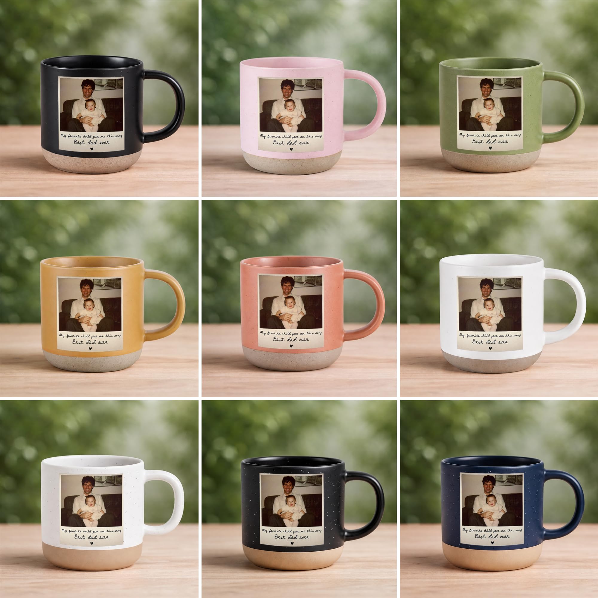 Personalized Coffee Mug with Vintage Photo, Custom 12oz Coffee Cup, Unique Gift for Mom Dad Family, Memorial Gift, Photo Mug Custom