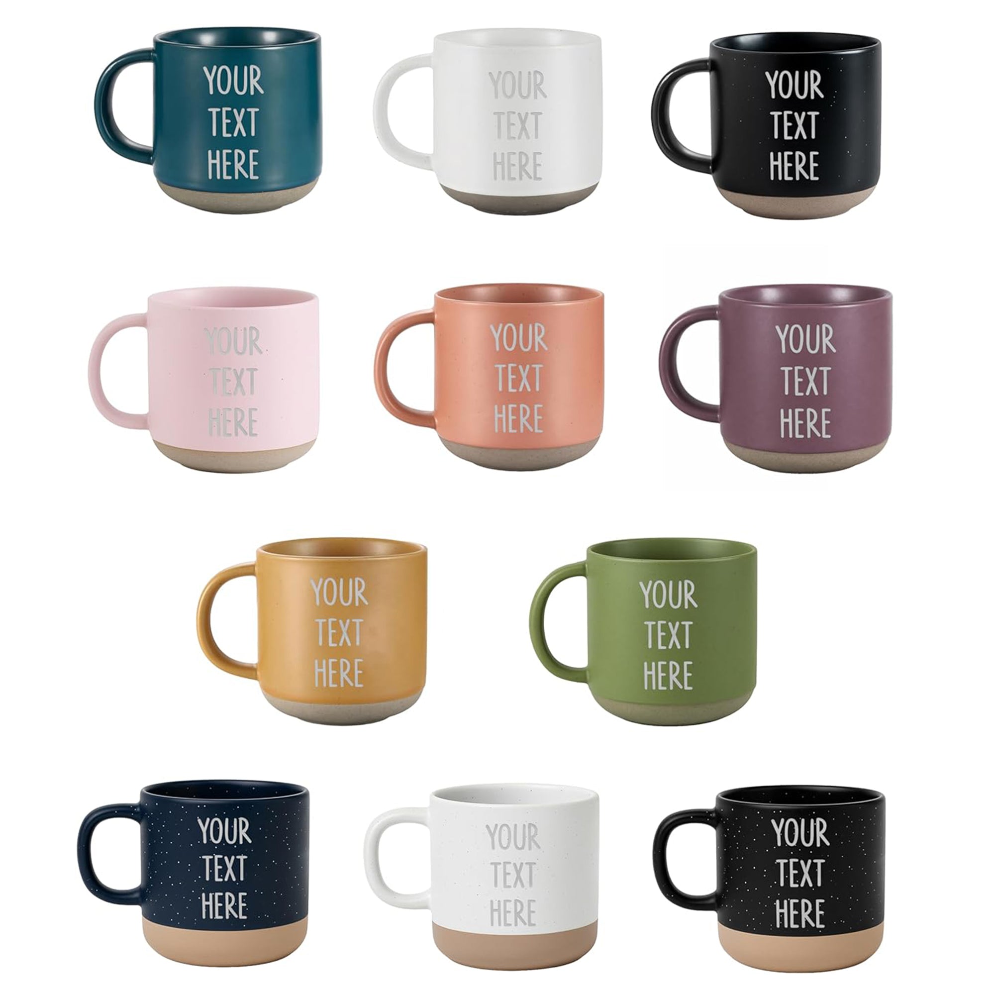 Custom Coffee Mug – Personalized Ceramic Cup with Name – 12 oz Cute Coffee Mugs – Unique Customized Gifts – Design Your Own Customizable Mug – Large Custom Cups for Men & Women