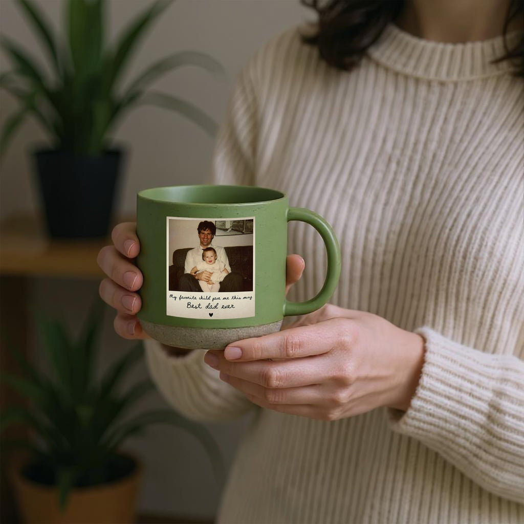 Personalized Coffee Mug with Vintage Photo, Custom 12oz Coffee Cup, Unique Gift for Mom Dad Family, Memorial Gift, Photo Mug Custom