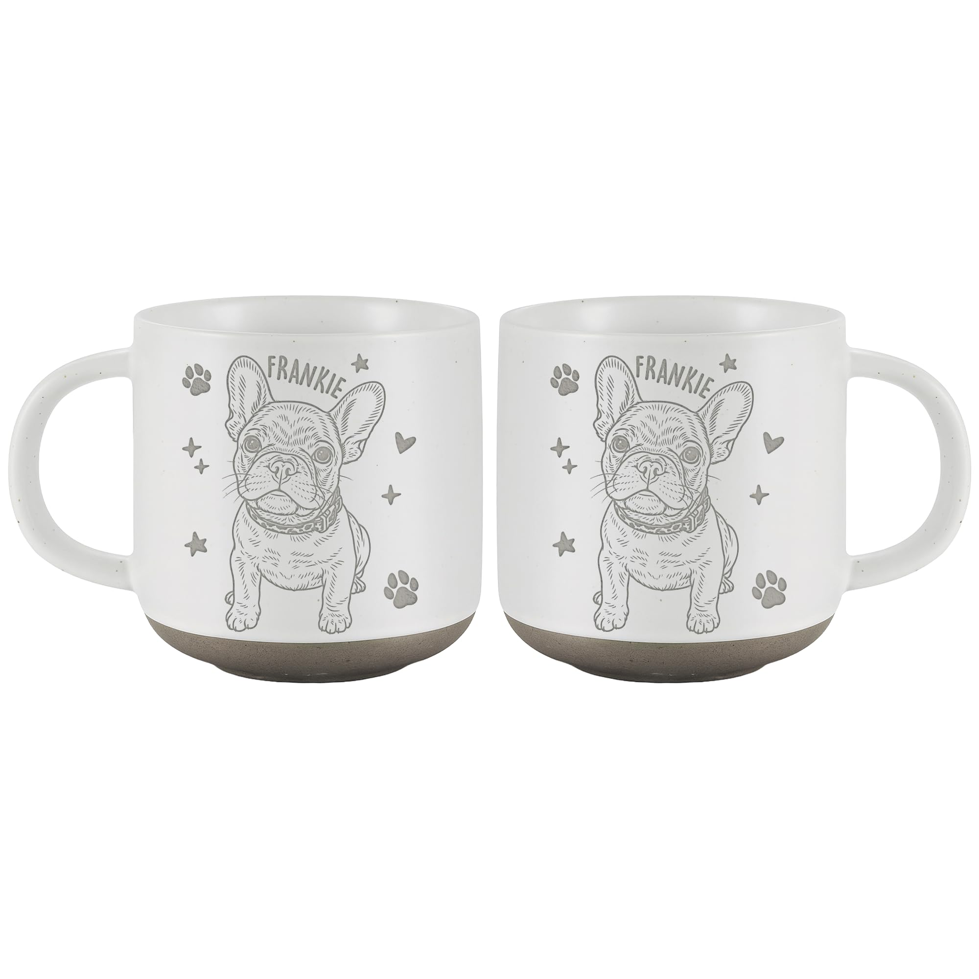 Custom Pet Engraved Mug - Personalized Ceramic Coffee Cup with Dog or Cat Photo and Name, Memorial Gift, Unique Pet Lover Keepsake