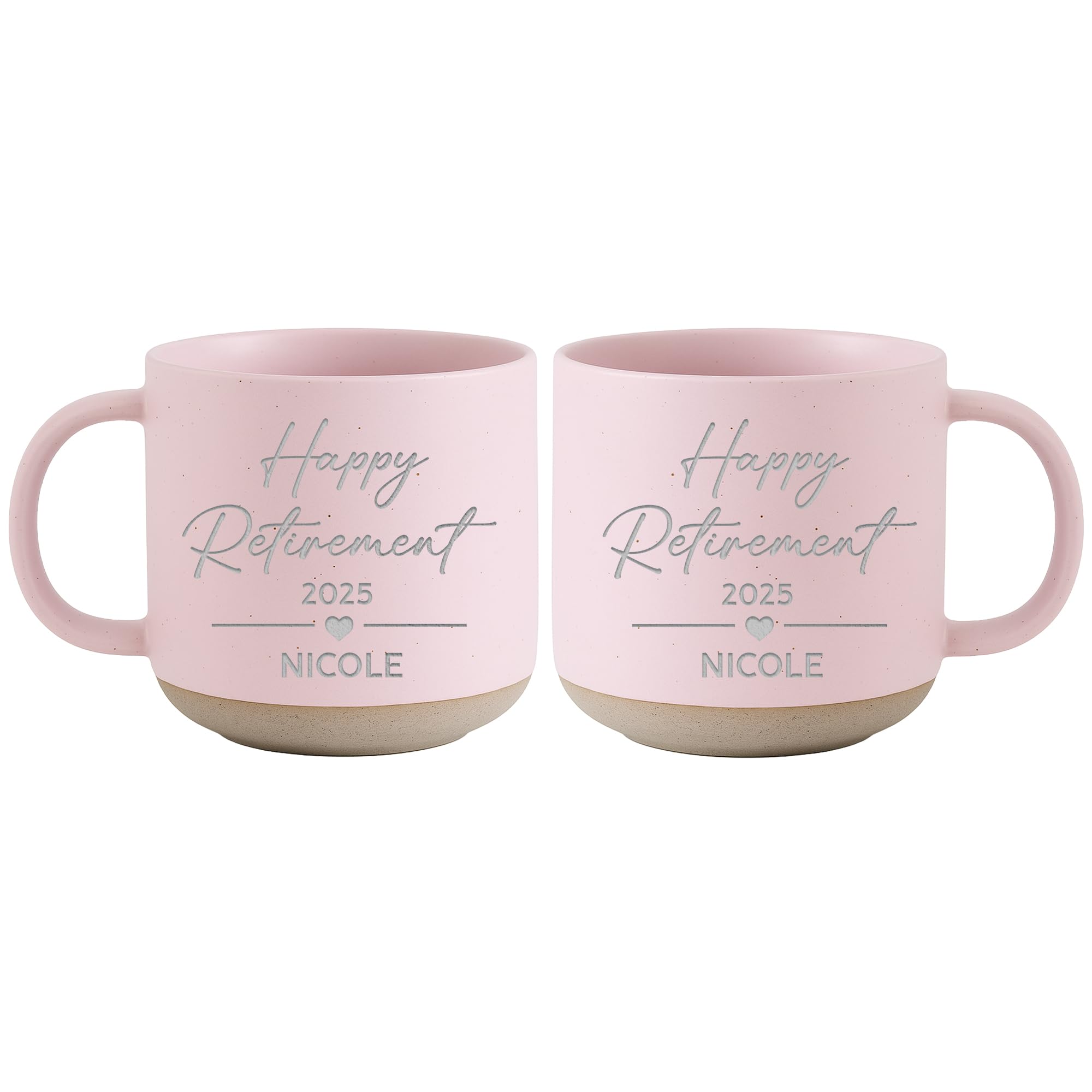 Personalized Engraved Retired Mug - Custom Ceramic Coffee Cup 12oz, Unique Retirement Gift for Men or Women, Funny Personalized Retirement Gifts Idea