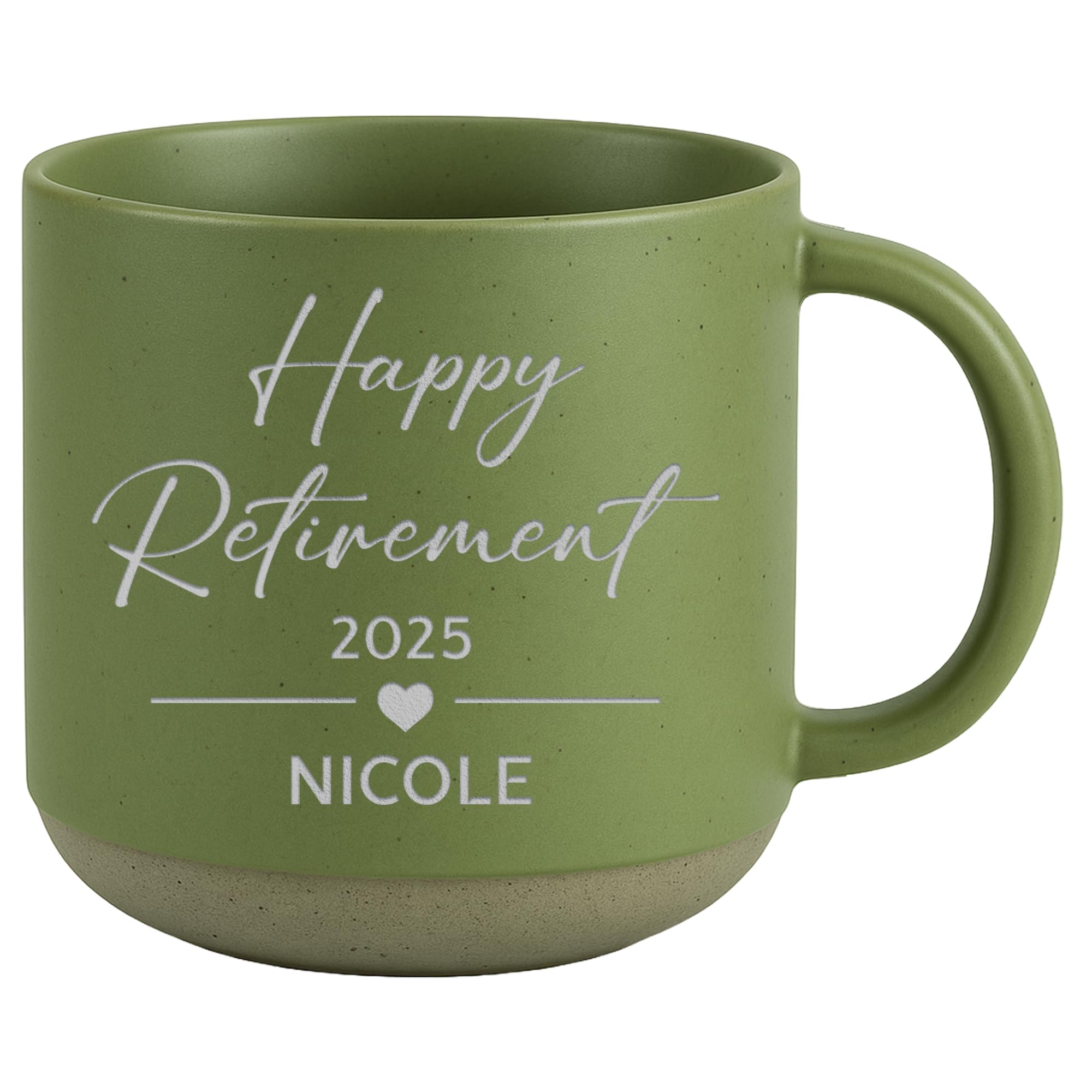 Personalized Engraved Retired Mug - Custom Ceramic Coffee Cup 12oz, Unique Retirement Gift for Men or Women, Funny Personalized Retirement Gifts Idea