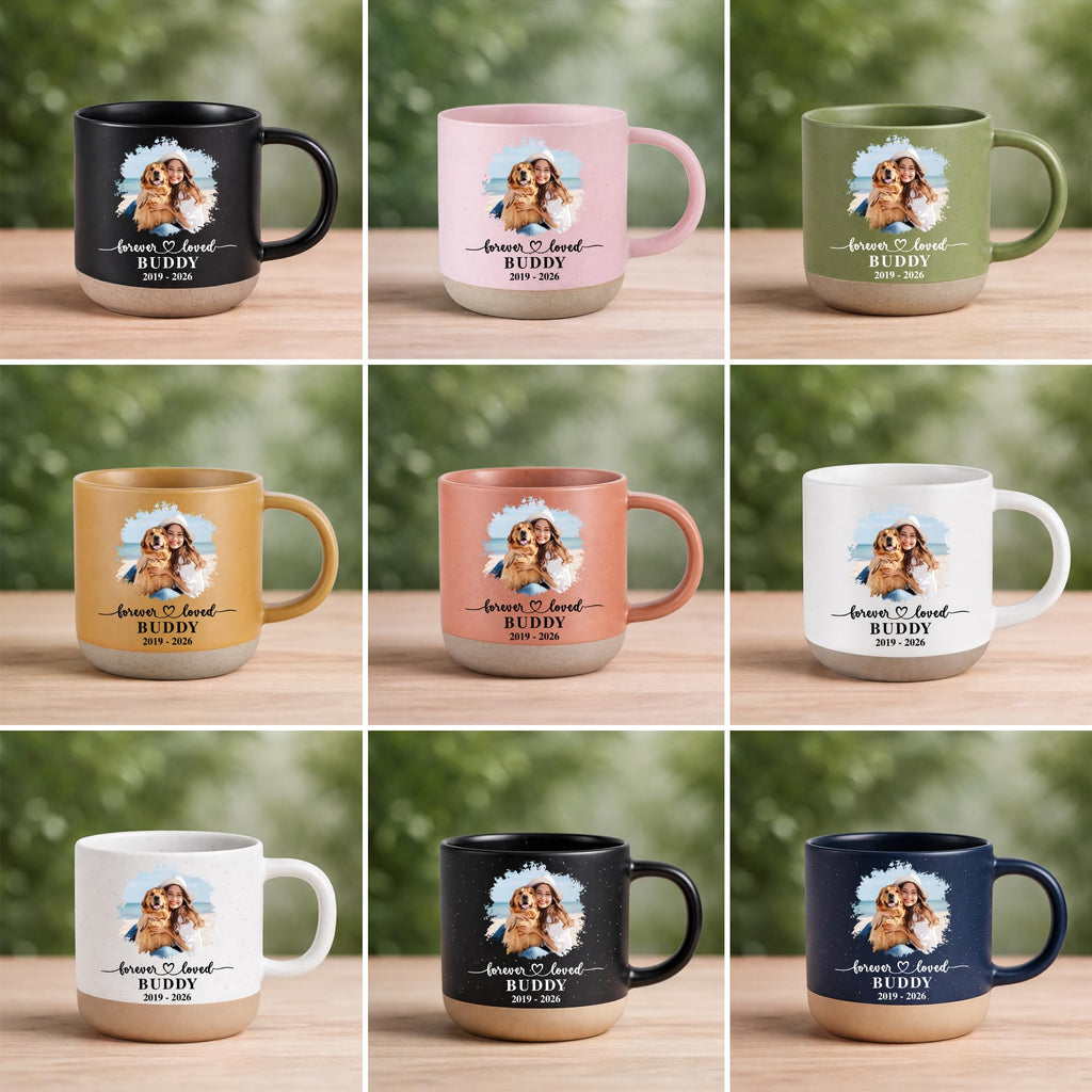 Personalized Dog Coffee Mug - Custom Dogs Memorial Gift, Pet Loss Sympathy Cup, Remembrance Mug for Dog Mom, Puppy Passing Tribute