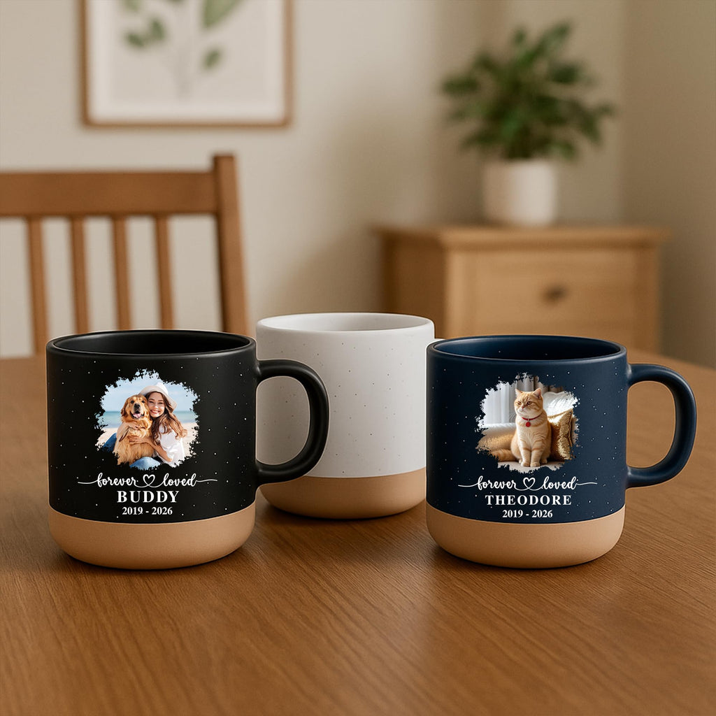 Personalized Dog Coffee Mug - Custom Dogs Memorial Gift, Pet Loss Sympathy Cup, Remembrance Mug for Dog Mom, Puppy Passing Tribute