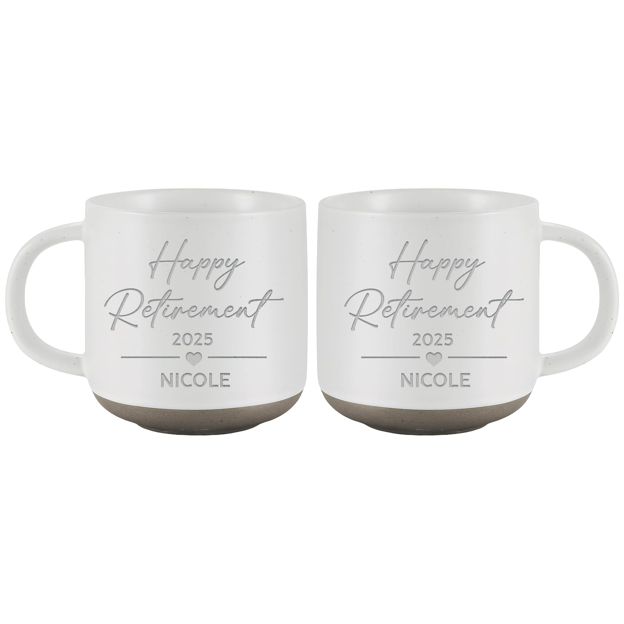 Personalized Engraved Retired Mug - Custom Ceramic Coffee Cup 12oz, Unique Retirement Gift for Men or Women, Funny Personalized Retirement Gifts Idea