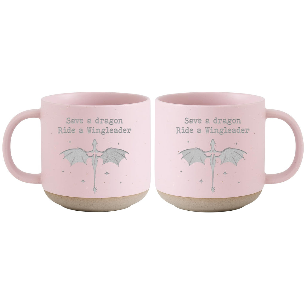 Engraved Wingleader Mug - Dragon Rider Inspired Coffee Cup, Bookish Fantasy Drinkware 12OZ, Unique Reader Present for Fans