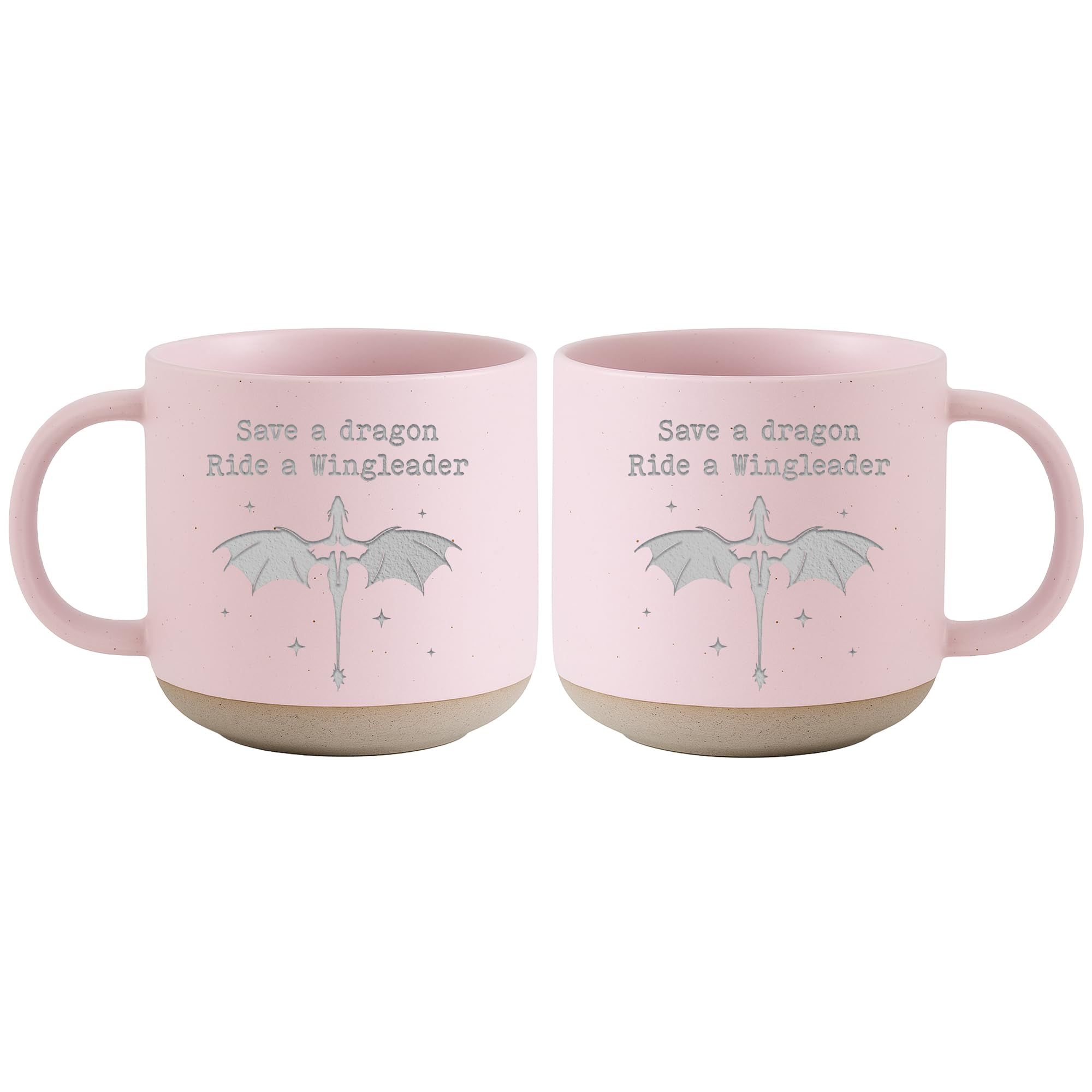 Engraved Wingleader Mug - Dragon Rider Inspired Coffee Cup, Bookish Fantasy Drinkware 12OZ, Unique Reader Present for Fans