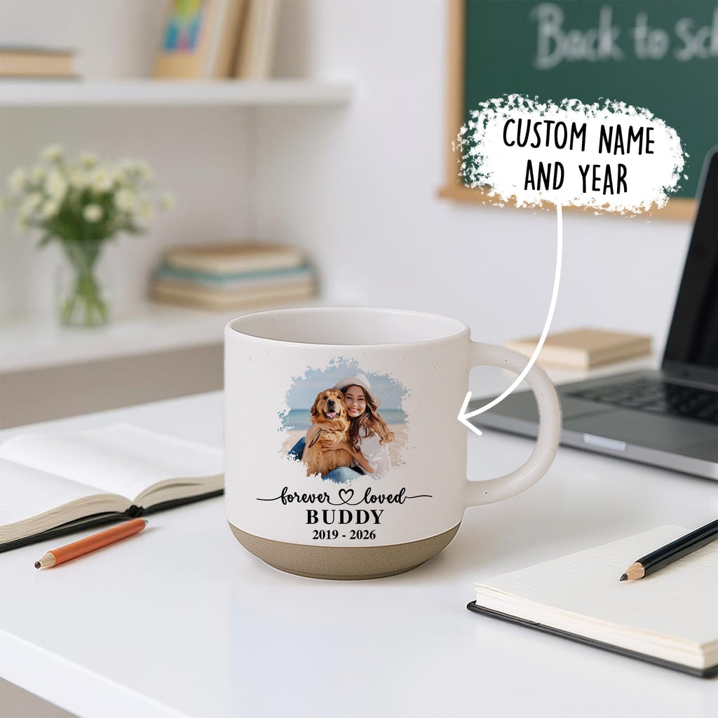 Personalized Dog Coffee Mug - Custom Dogs Memorial Gift, Pet Loss Sympathy Cup, Remembrance Mug for Dog Mom, Puppy Passing Tribute