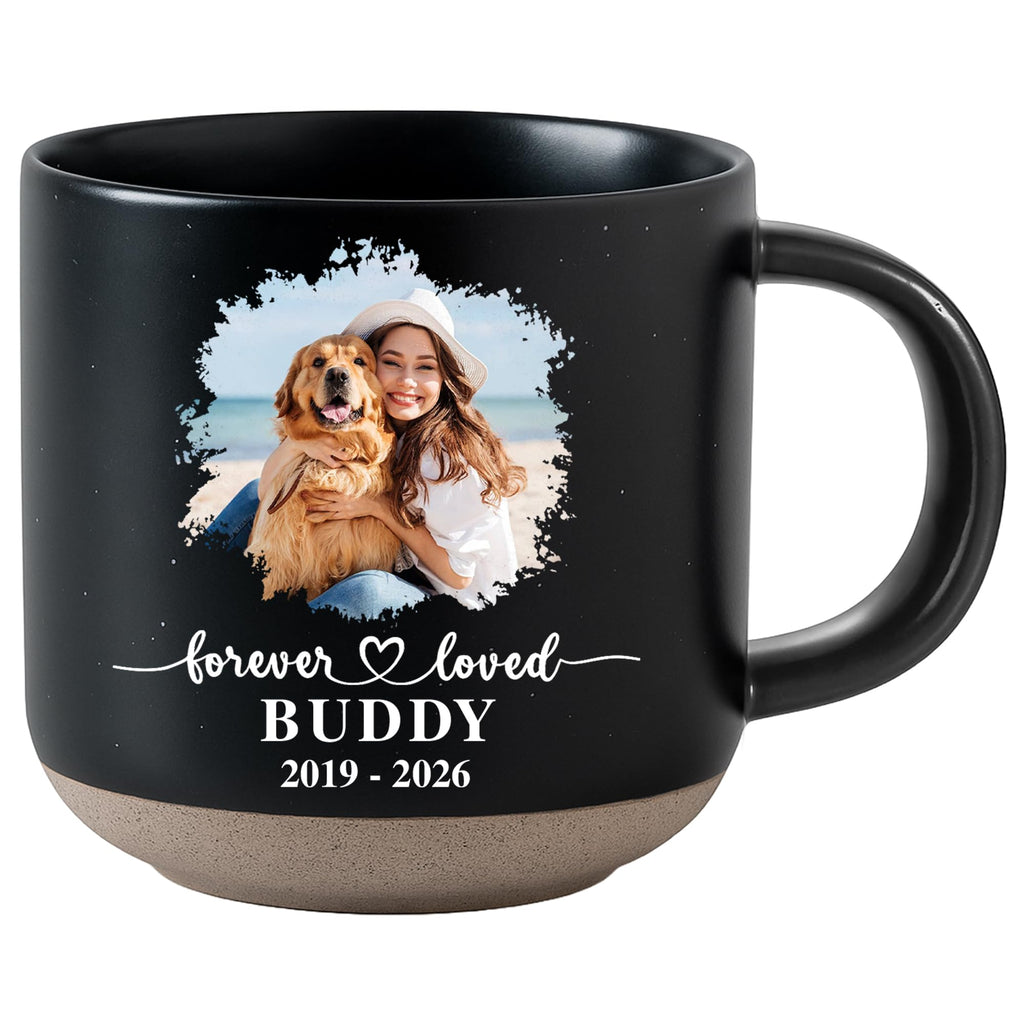 Personalized Dog Coffee Mug - Custom Dogs Memorial Gift, Pet Loss Sympathy Cup, Remembrance Mug for Dog Mom, Puppy Passing Tribute