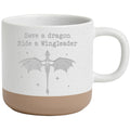 Engraved Wingleader Mug - Dragon Rider Inspired Coffee Cup, Bookish Fantasy Drinkware 12OZ, Unique Reader Present for Fans