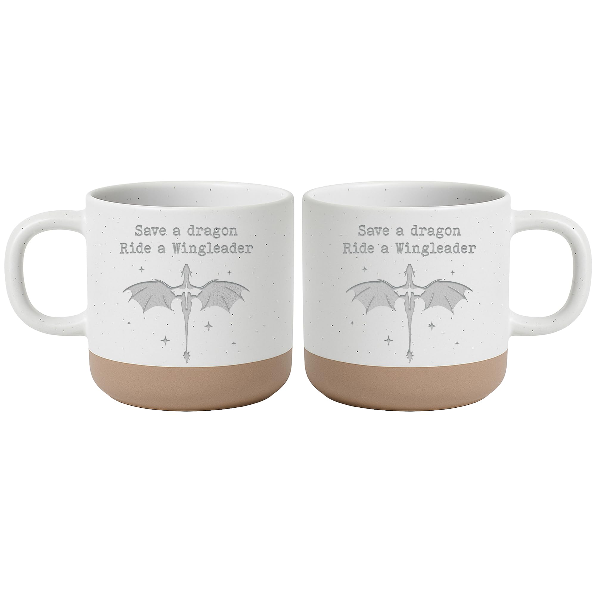 Engraved Wingleader Mug - Dragon Rider Inspired Coffee Cup, Bookish Fantasy Drinkware 12OZ, Unique Reader Present for Fans